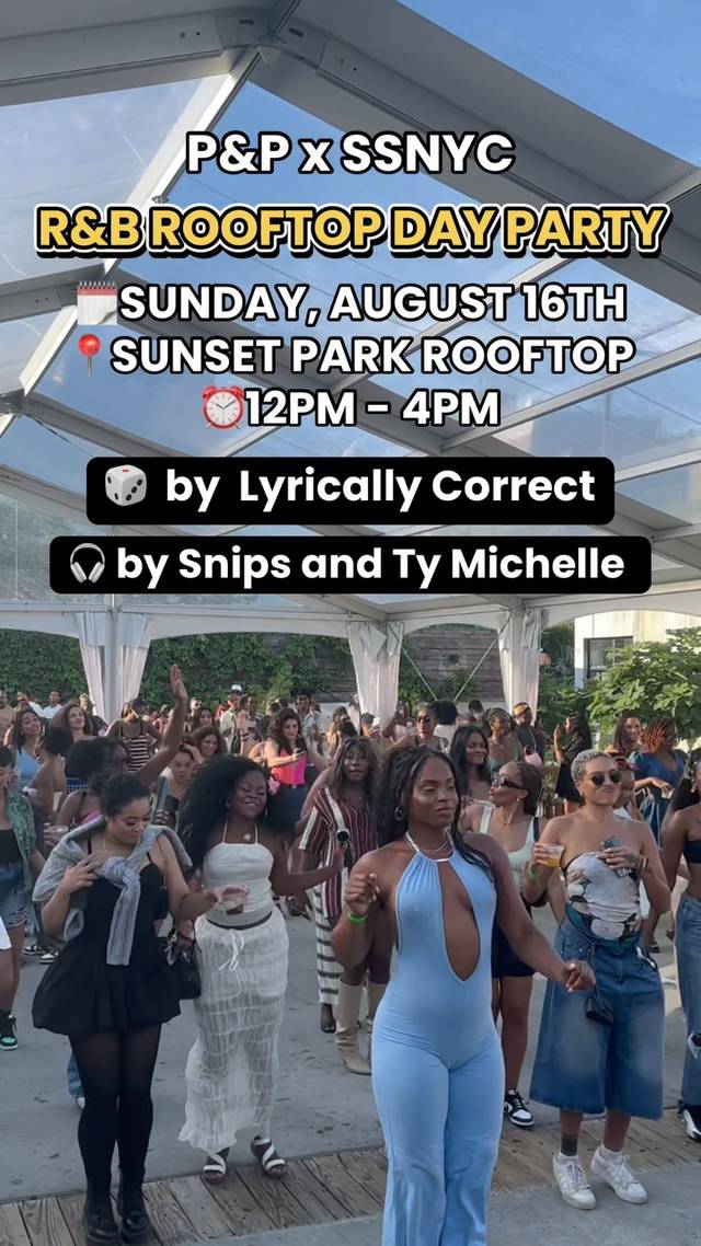 R&B Rooftop Day Party, Sun, Aug 16, Sunset Park Rooftop, Sunset Park
