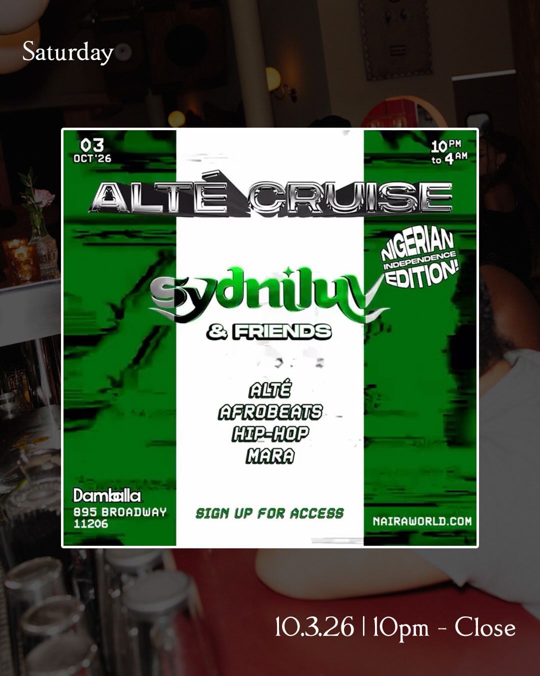 Alté Cruise — flyer 2