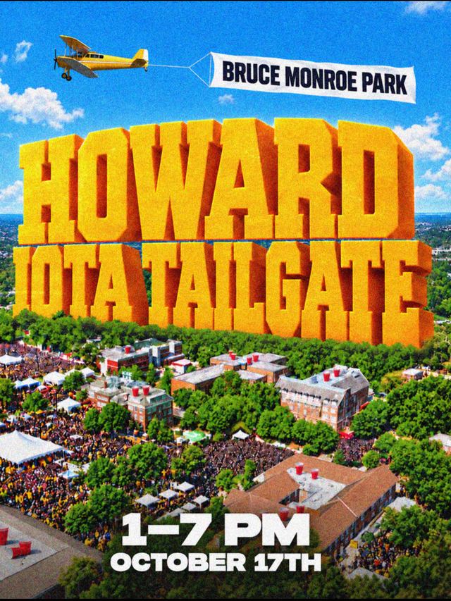 Howard Iota Tailgate, Sat, Oct 17, Bruce Monroe Park, Columbia Heights