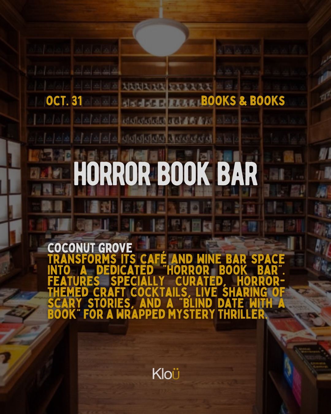 HORROR BOOK BAR
