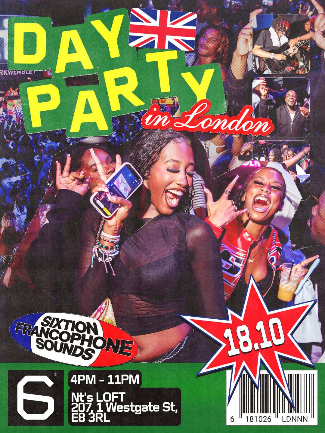 Sixition Francophone Sounds Day Party in London