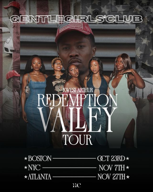 Kwesi Arthur Redemption Valley Tour, Fri, Oct 23