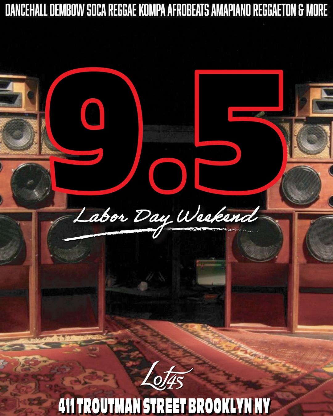 9.5 Labor Day Weekend