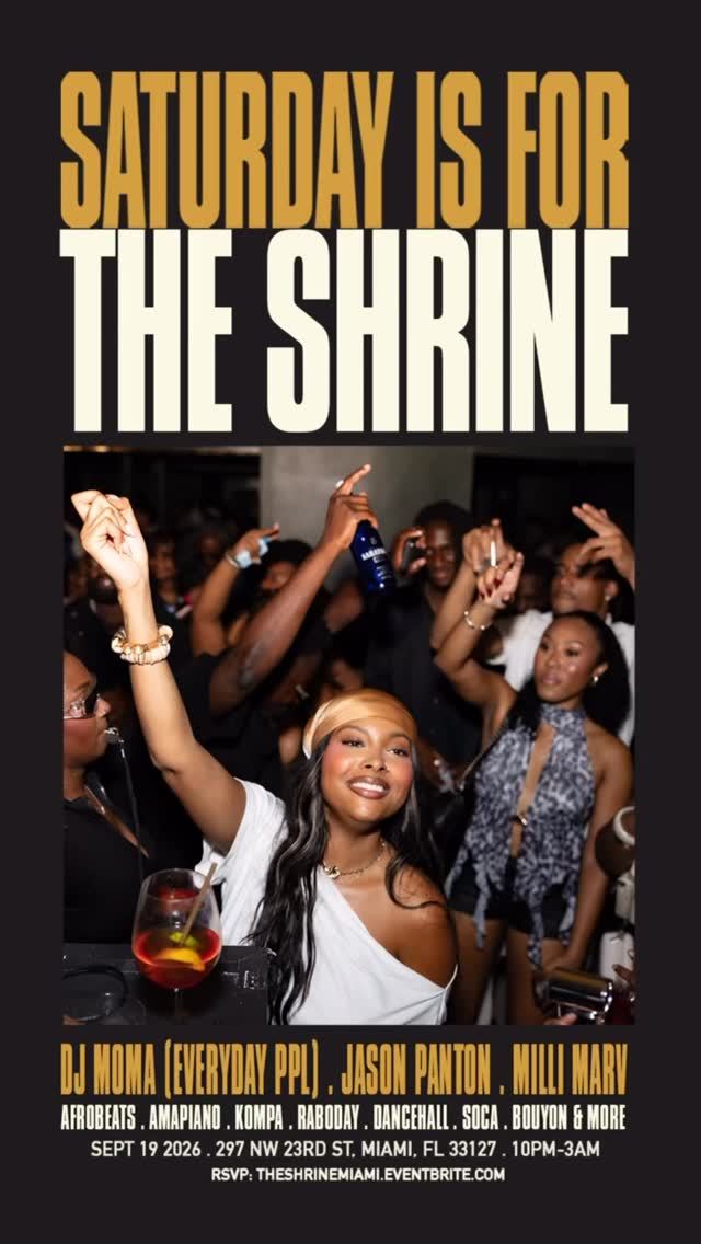 Saturday Is For The Shrine, Sat, Sep 19