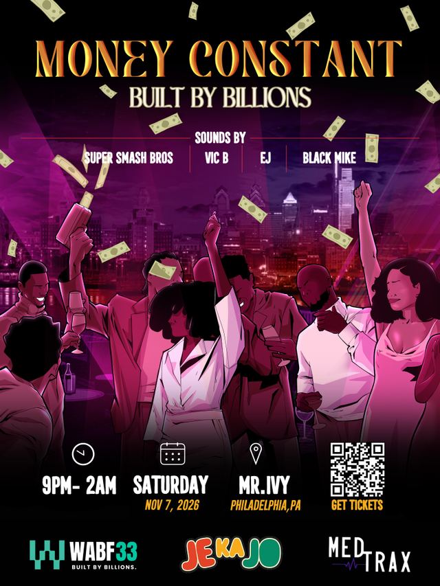 Money Constant: Built by Billions, Sat, Nov 7, MR IVY