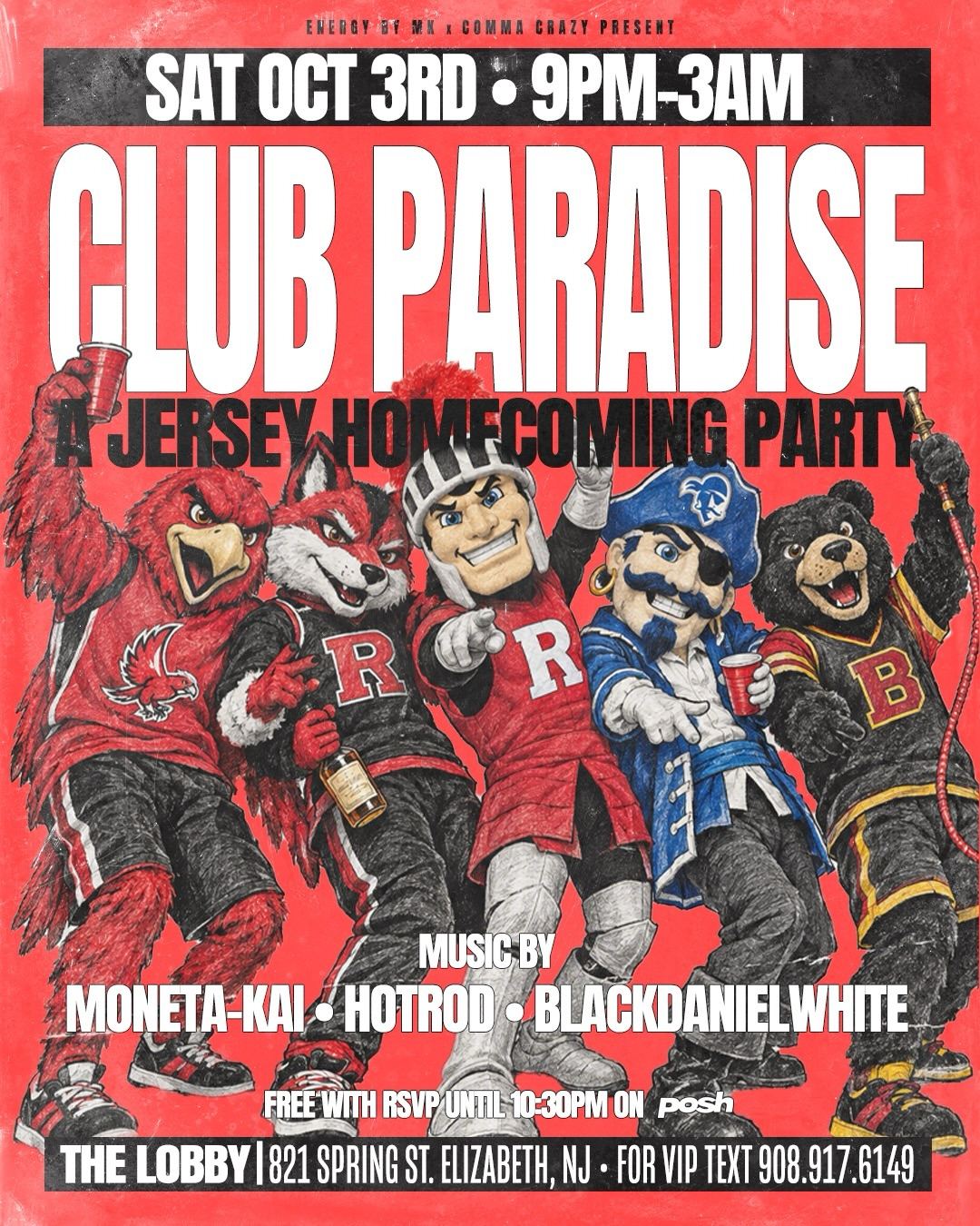 Club Paradise a Jersey Homecoming Party