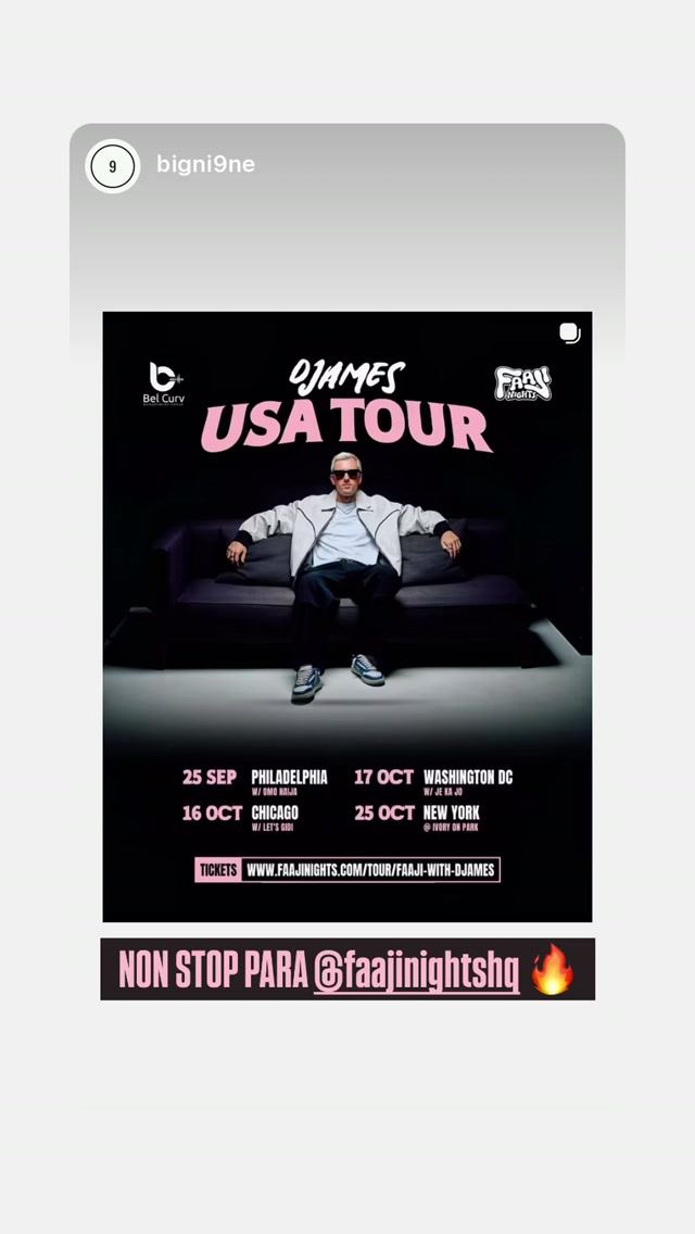DJAMES USA TOUR