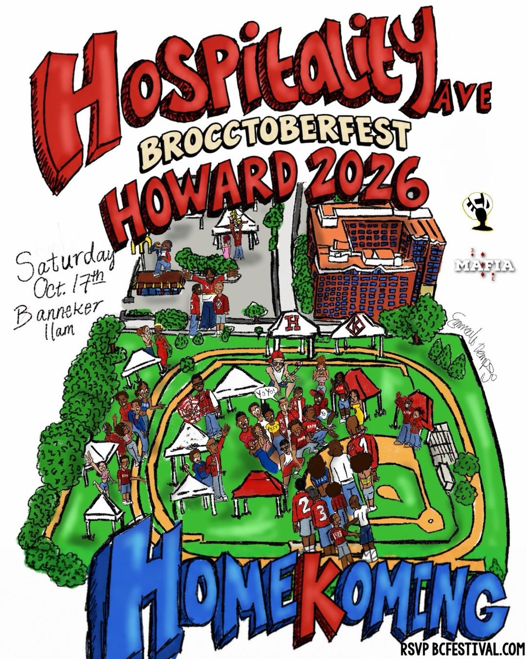 Hospitality Ave Brocctoberfest Howard 2026 Homecoming