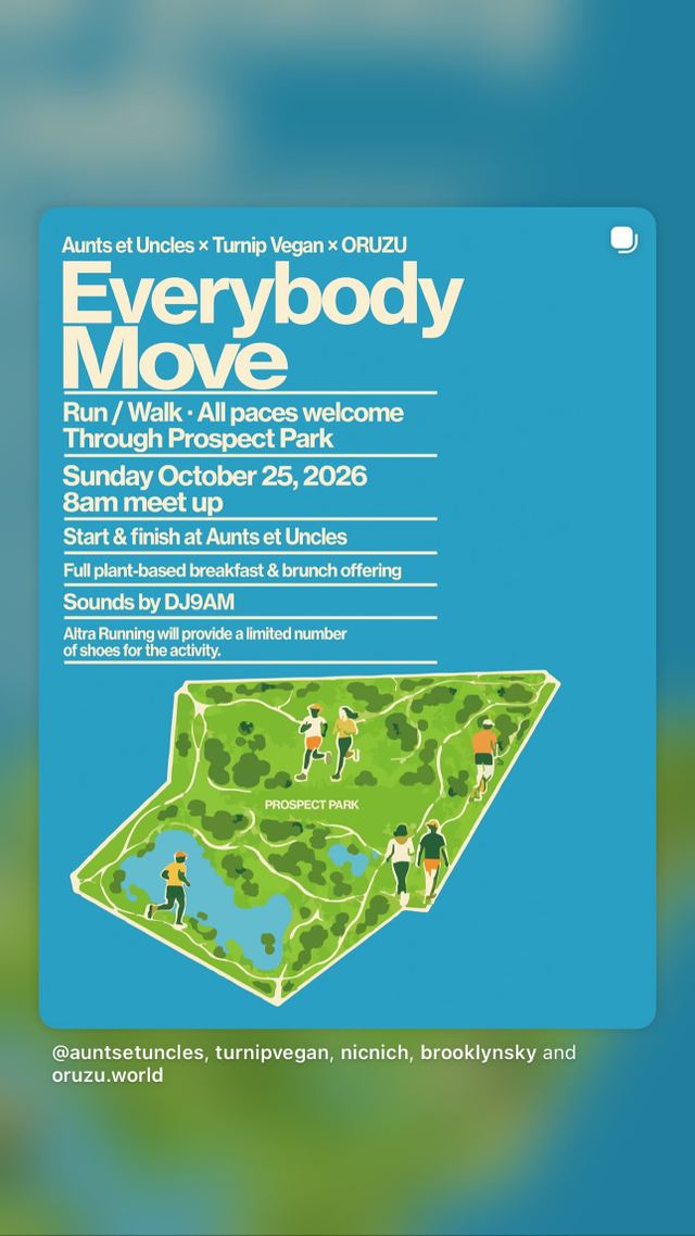 Everybody Move, Sun, Oct 25, AUNTS ET UNCLES