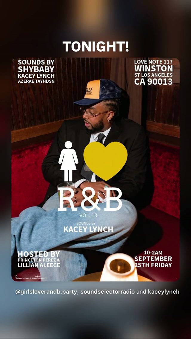 R&B Vol. 13, Fri, Sep 25, Love Note, Downtown