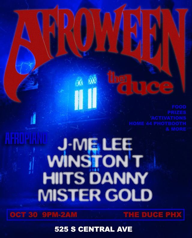 AFROWEEN, Fri, Oct 30, The Duce, Central City