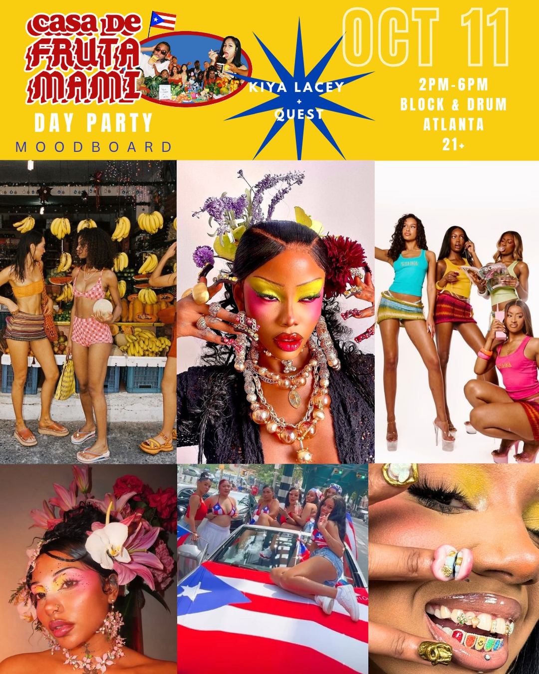 Casa De Fruta Mami Day Party Moodboard