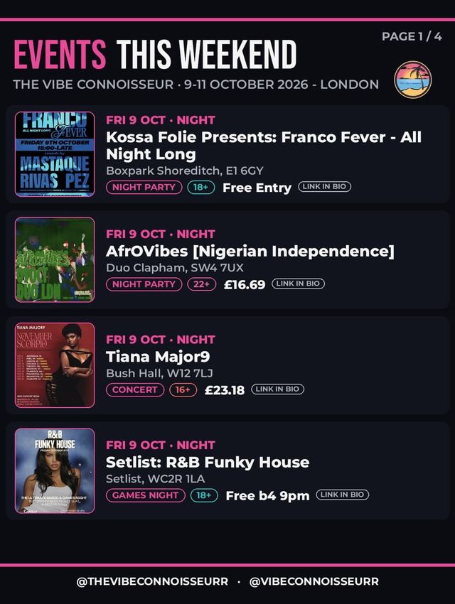 Setlist: R&B Funky House, Fri, Oct 9, Setlist