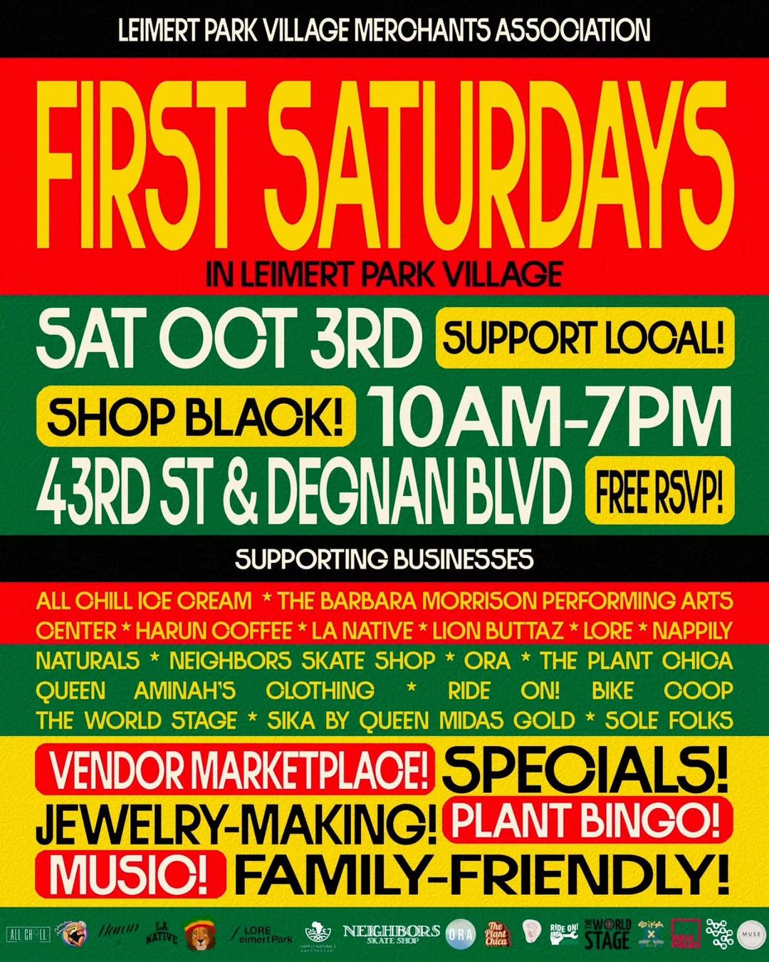 First Saturdays — flyer 2