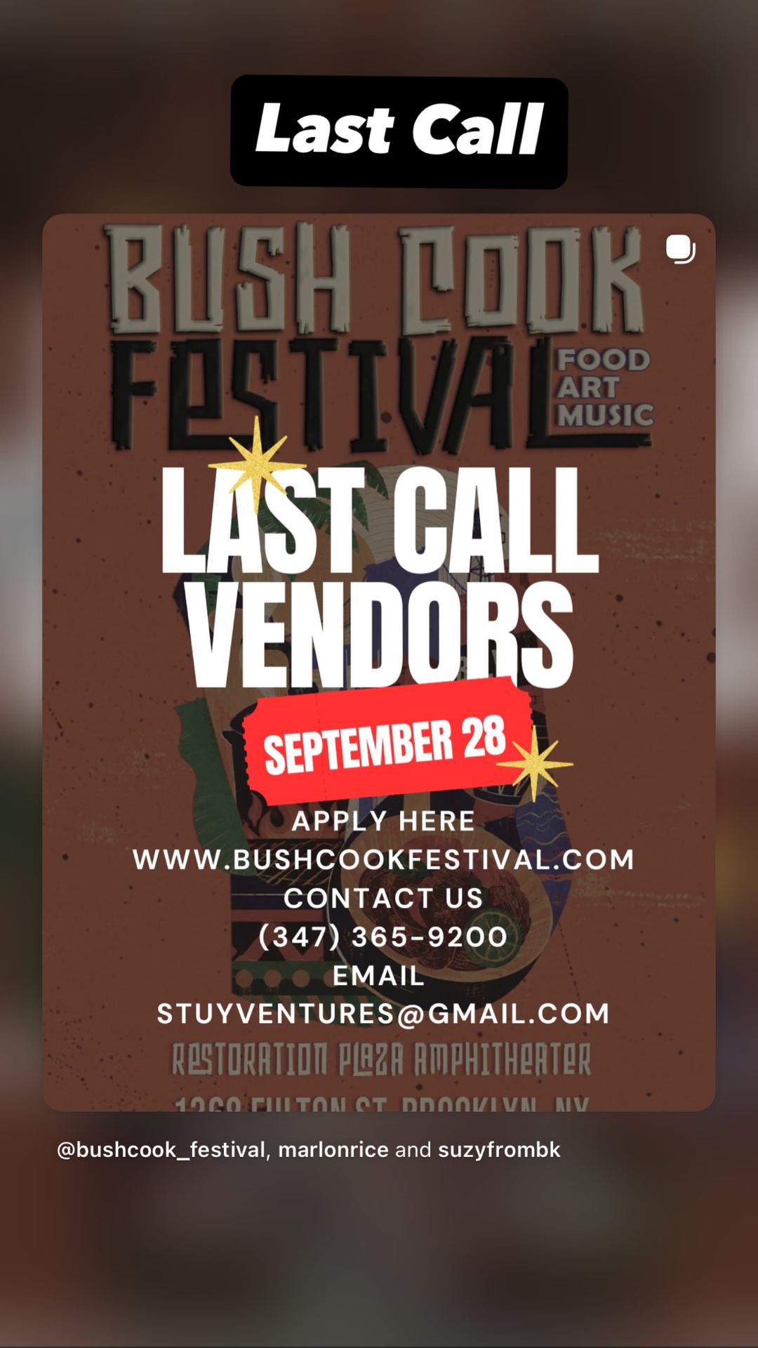 Bush Cook Festival