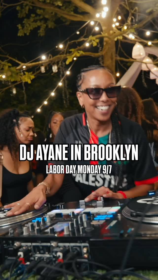 DJ Ayane in Brooklyn, Mon, Sep 7