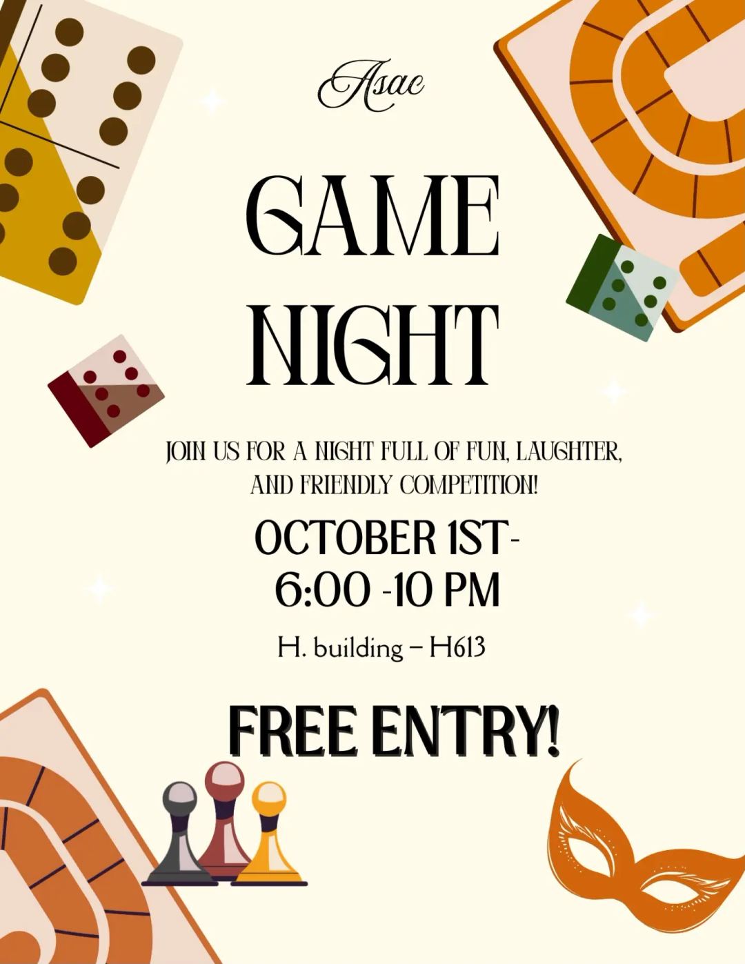 GAME NIGHT — flyer 4