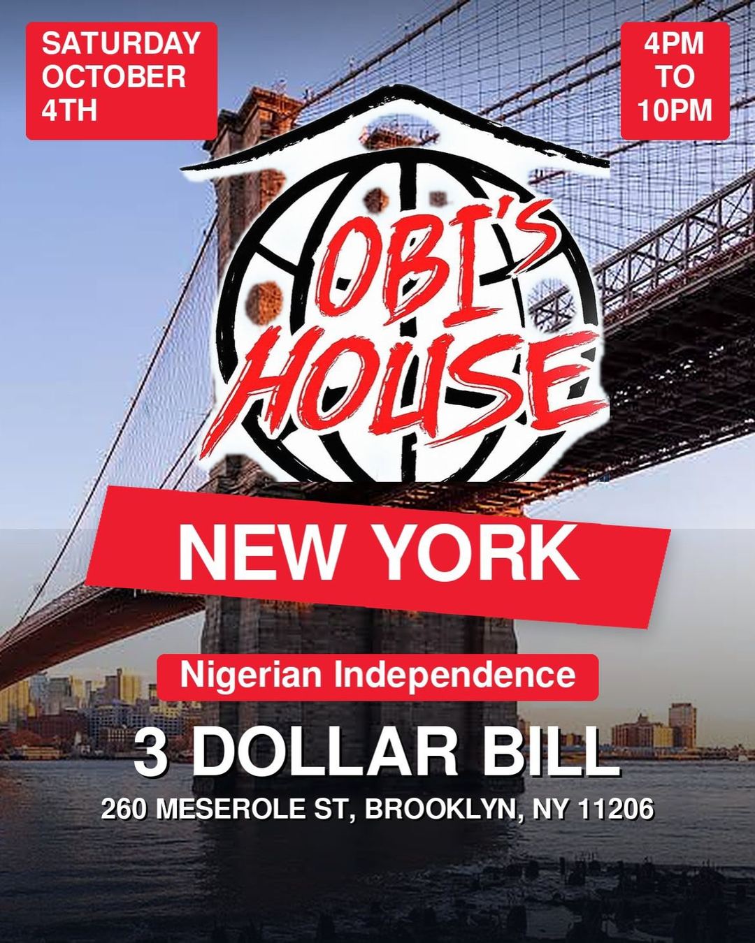 Obi's House New York Nigerian Independence