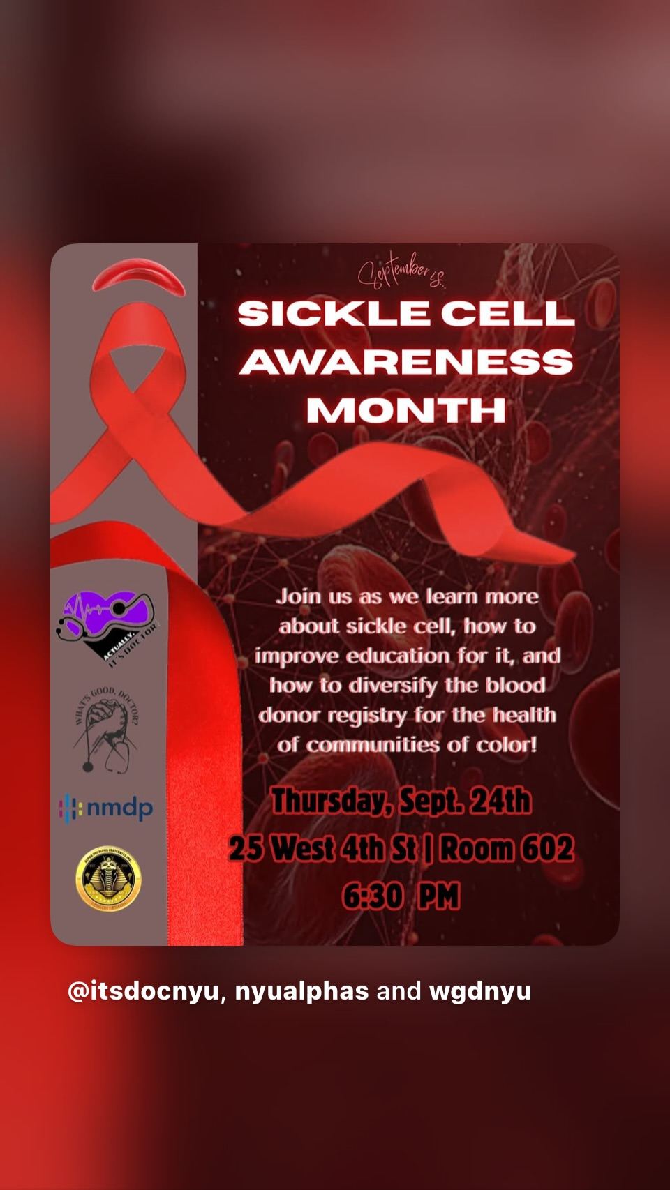 Sickle Cell Awareness Month