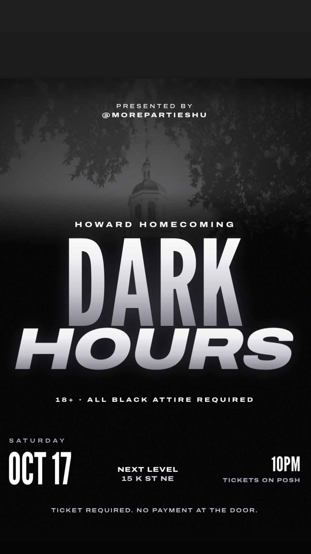 Howard Homecoming Dark Hours