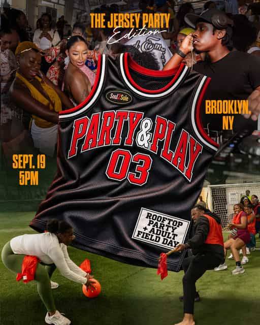 Party & Play 3 - Jersey Party Edition, Sat, Sep 19, Sunset Park Rooftop, Sunset Park