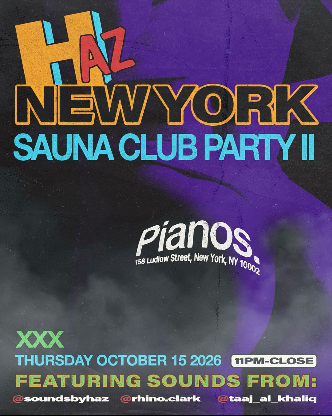 Haz New York Sauna Club Party II