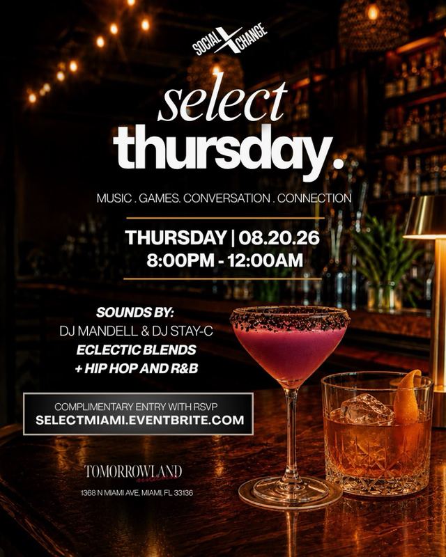 Select Thursday., Thu, Aug 20, Tomorrowland Miami, Downtown Miami